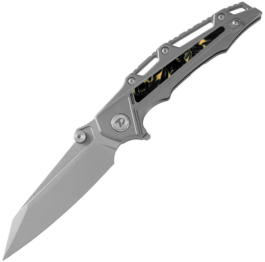 Framelock Ti/Yellow CF