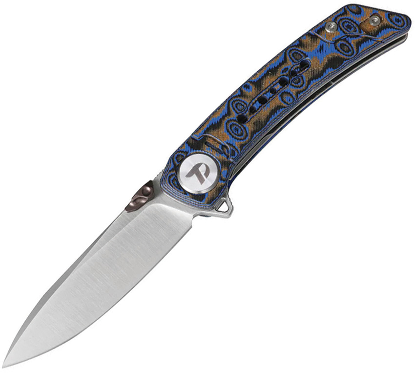 Linerlock Micarta Blue
