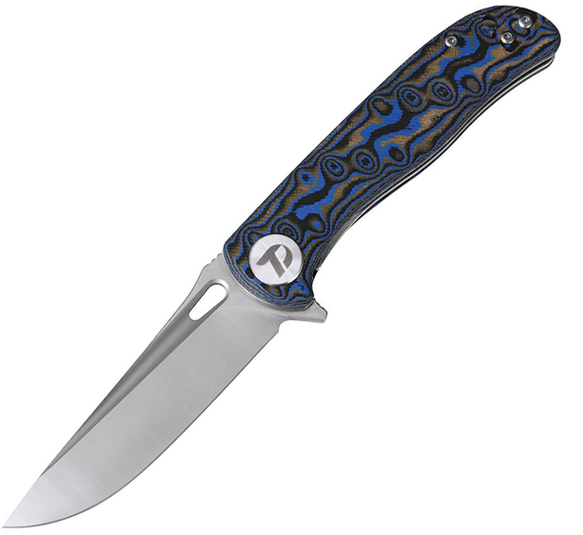 Linerlock Micarta Blue