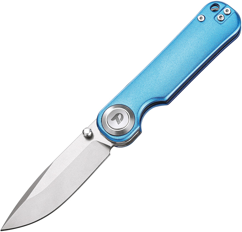 Handle Button Lock Blue Al