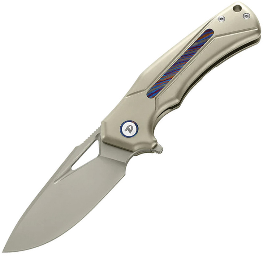 Framelock Gold Ti/Zirc