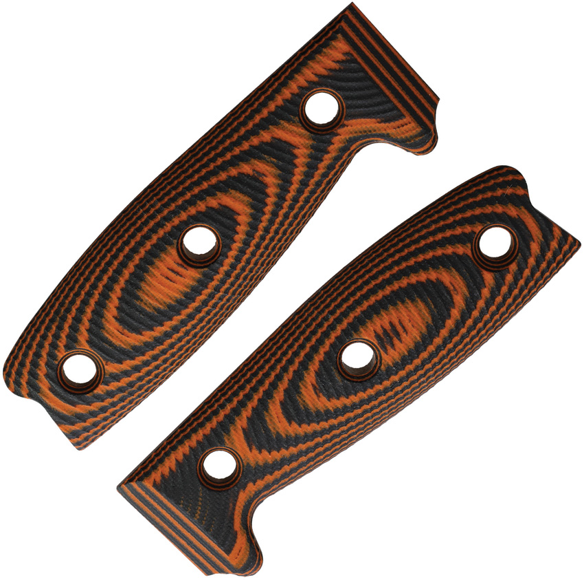 Orange/black G10 3D handle for