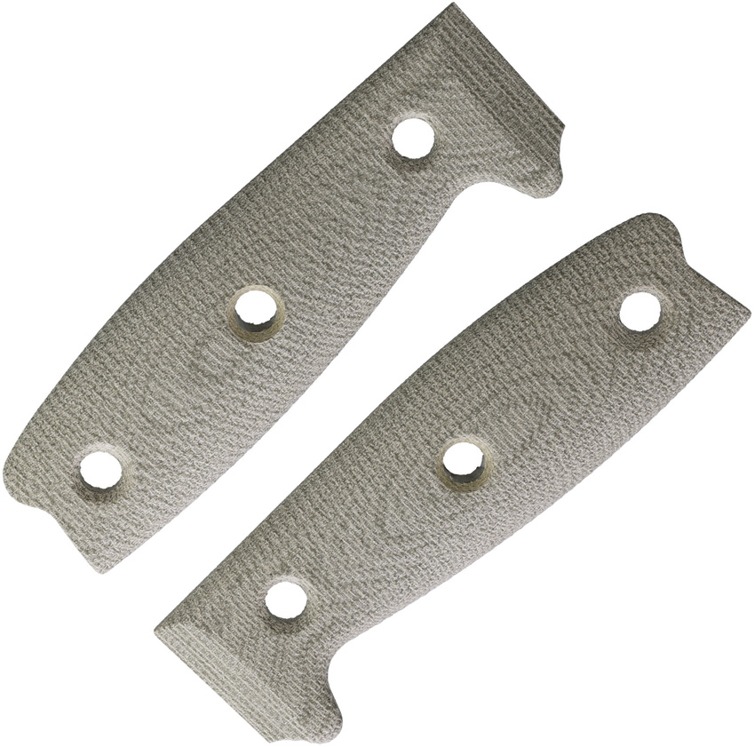 Green canvas micarta 3D handle