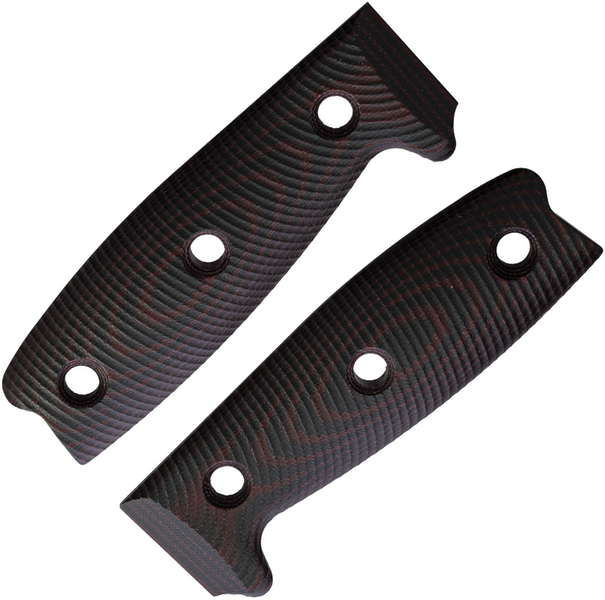 Blood/black G10 3D handle for