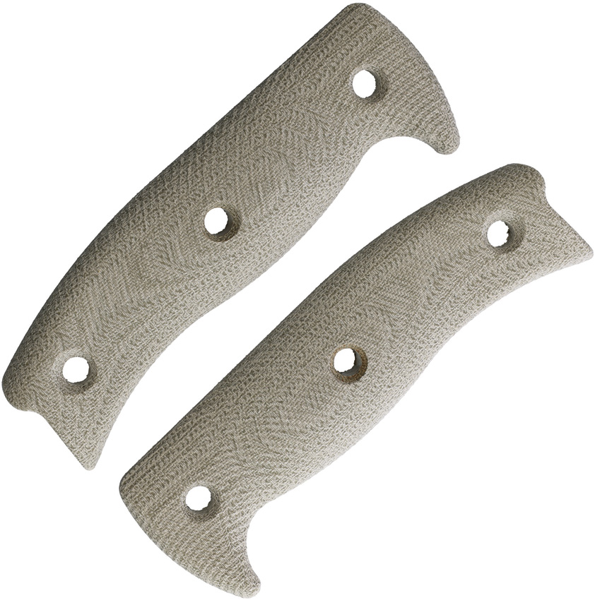 Green canvas micarta 3D handle