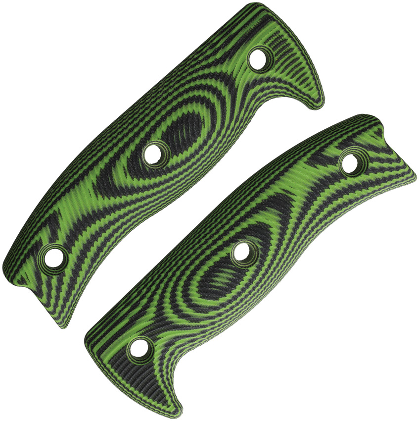 Neon green/black G10 3D handle
