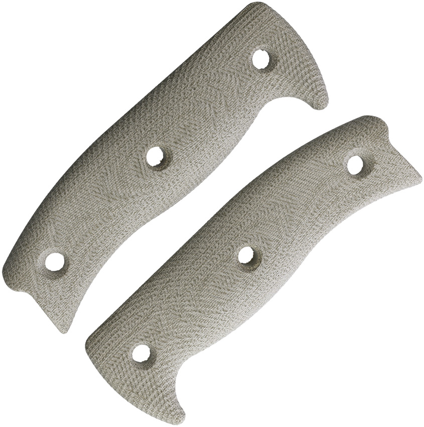 Green canvas micarta 3D handle