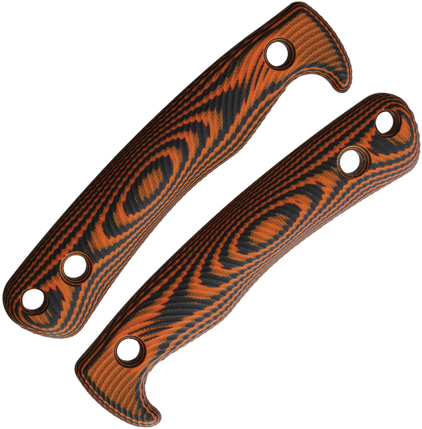 Orange/black G10 3D handle for