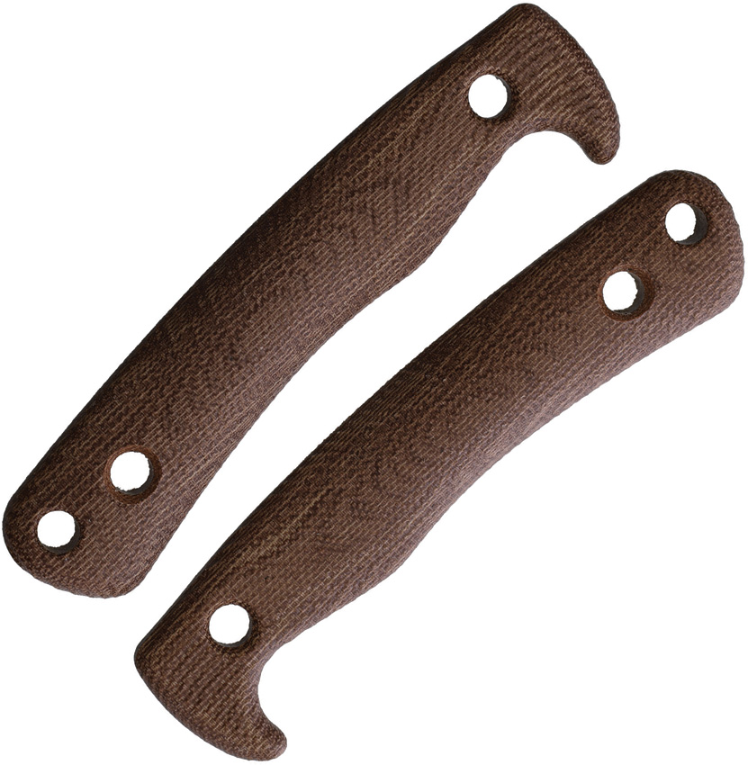 Brown micarta 3D handle for ES