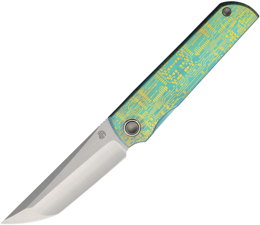 Zen Framelock Ti Teal