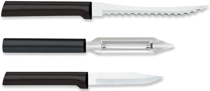 Peel; Pare & Slice Set - Black
