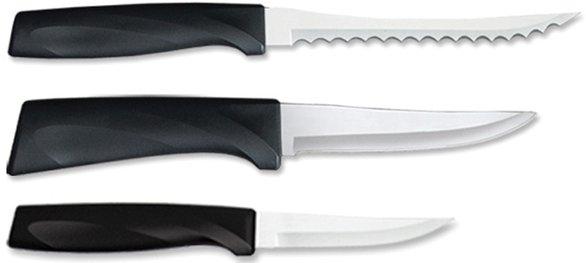 Slice & Pare Set - Black Handl