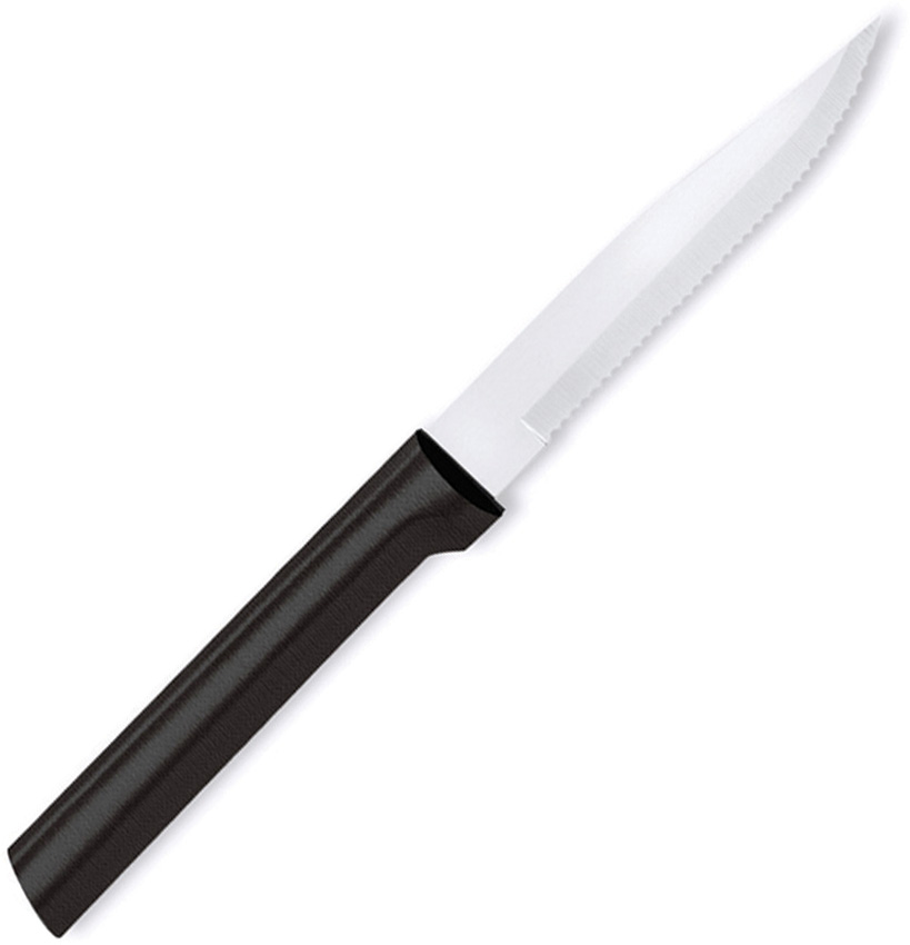 Serrated Steak - Black Handle