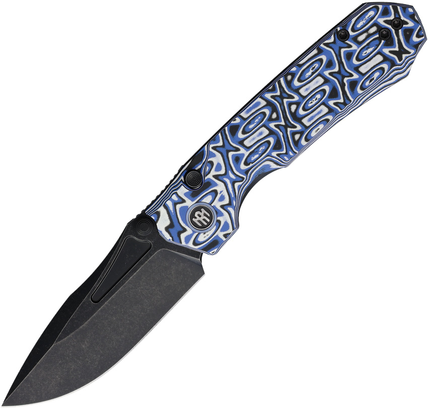 Rhino Button Linerlock Blue